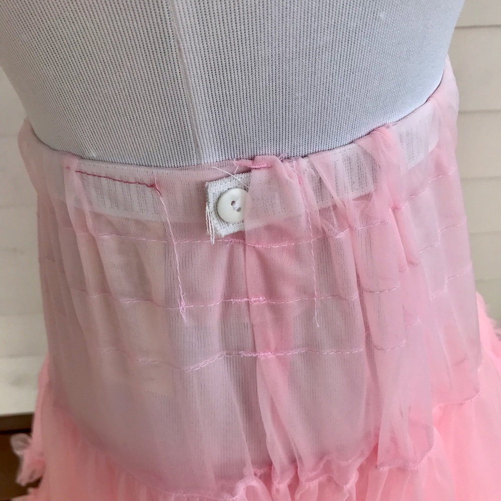 Junk Gypsy Pink Nylon Crinoline Petticoat - Picture 5 of 5